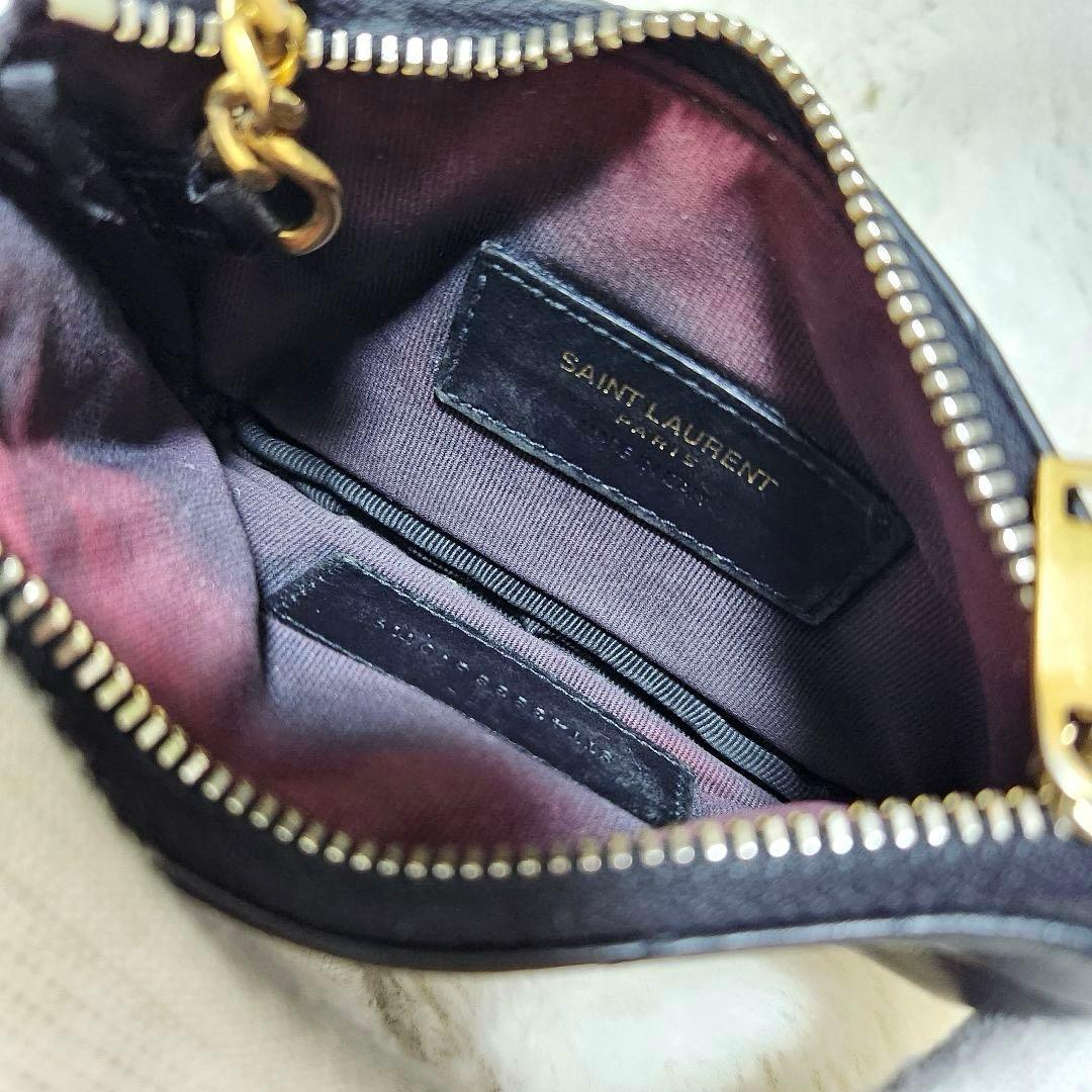 ✨美品✨サンローラン　ケース　キーリング　カサンドラ　キルティング　YSL