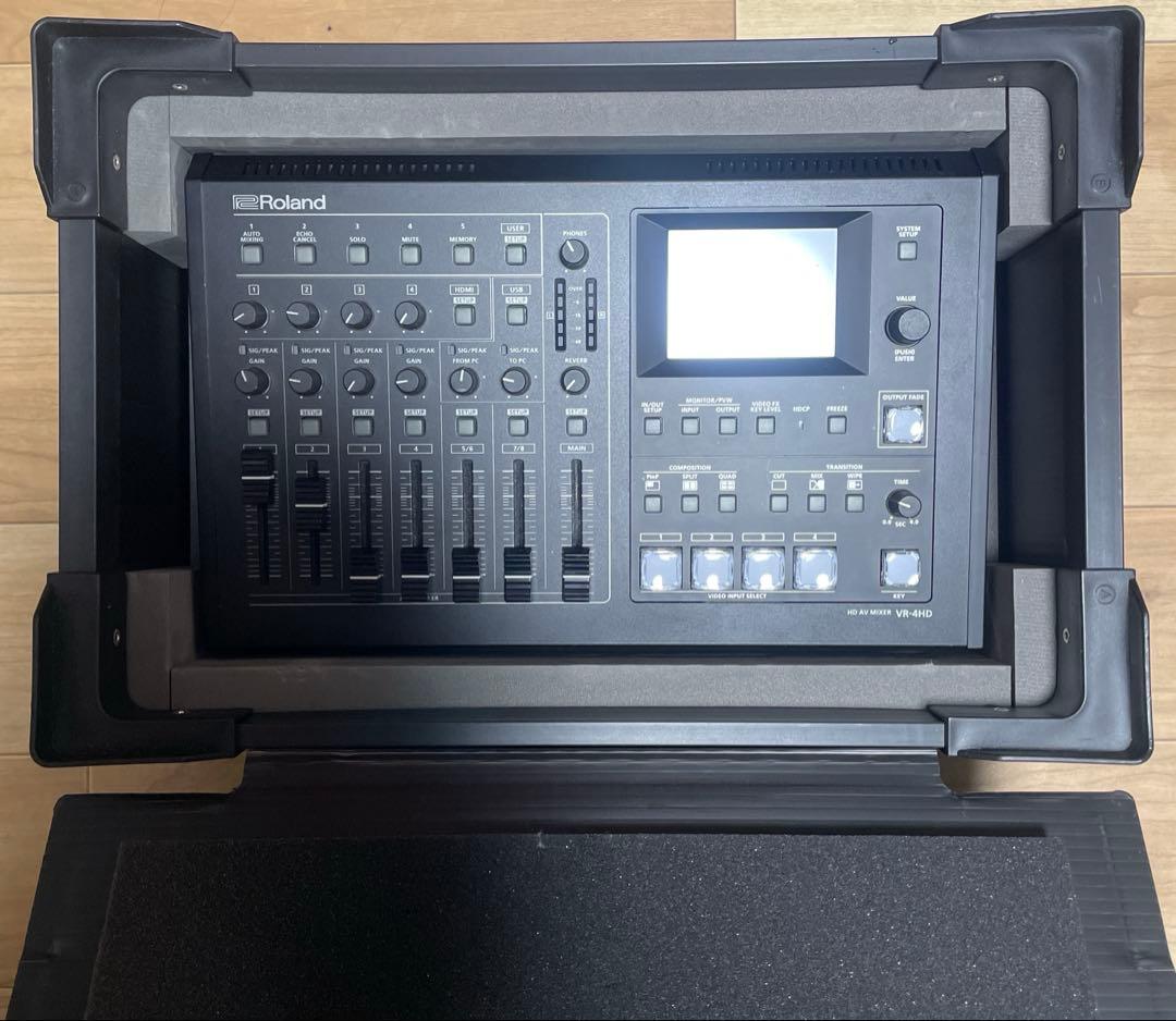 Roland VR-4HD HDMI4入力 USB配信 プラダン付