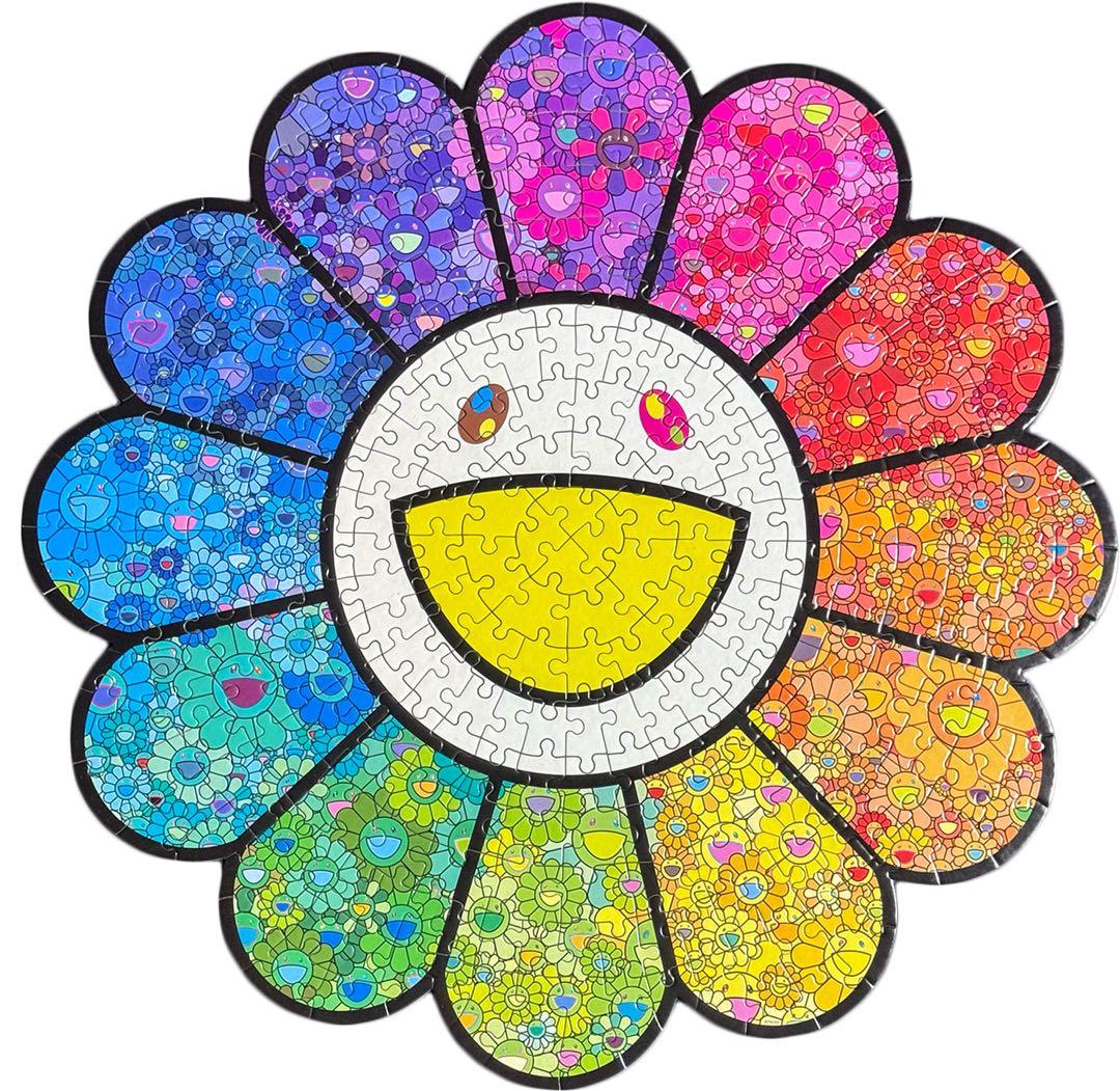 新色】村上隆 フラワー型 ジグソーパズル カイカイキキ 新品未開封 新