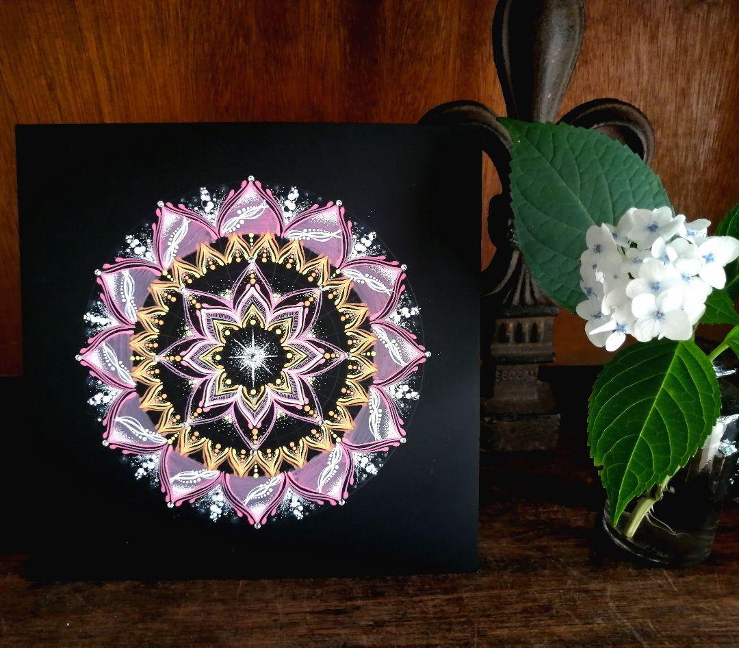 点描曼荼羅アート【大天使ガブリエル】