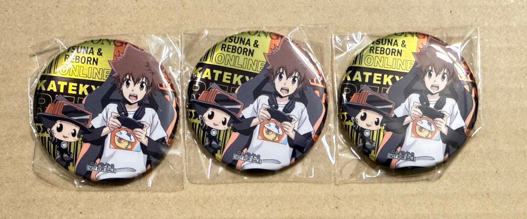 リボーン 特典 メタリック缶バッジ 沢田綱吉 ツナ フェア アニメイト