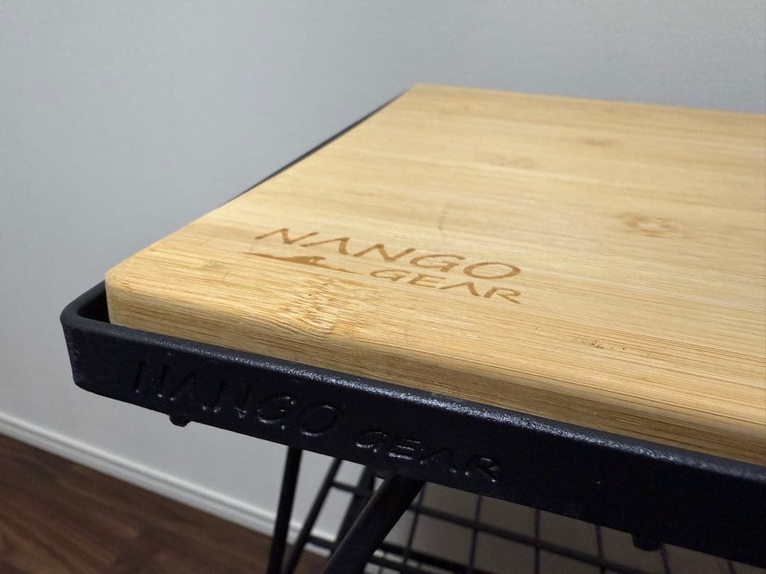 セット】収納バッグ＆NANGOGEAR フィールドラック3枚＋竹製天板