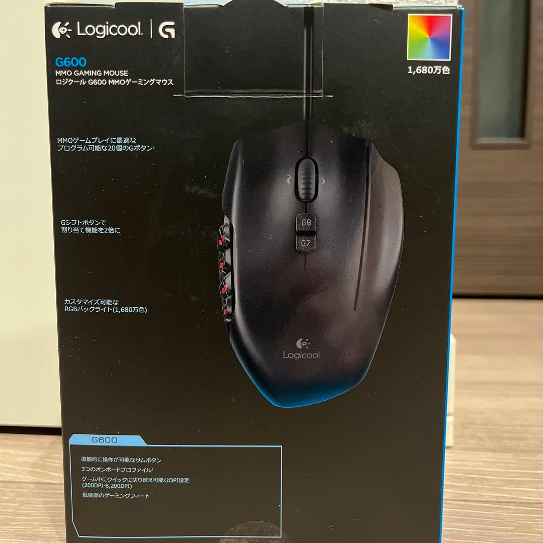 新品未開封/Logicool G600/ゲーミングマウス 未開封 Logicool G600 箱