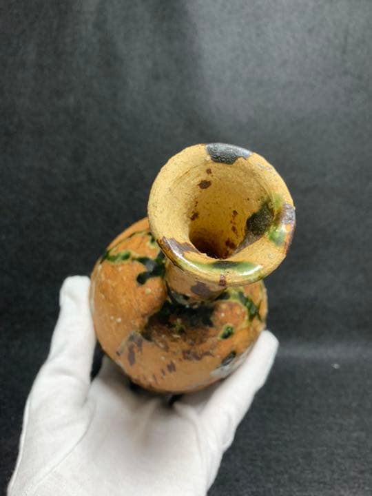 中島卓 伊賀織部 花入 飛鳥窯