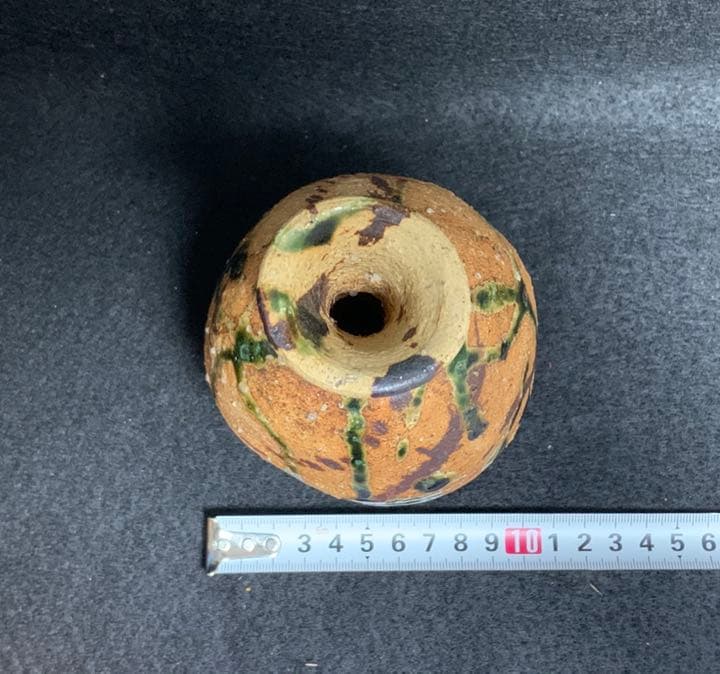 中島卓 伊賀織部 花入 飛鳥窯