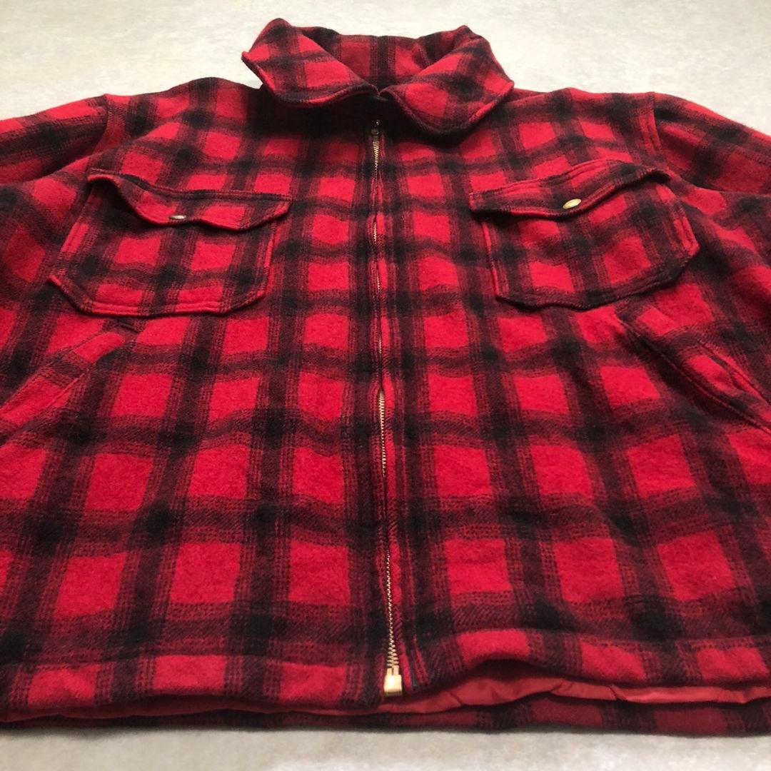 70s-80sヴィンテージUSA製ウールリッチドリズラージャケットTALON