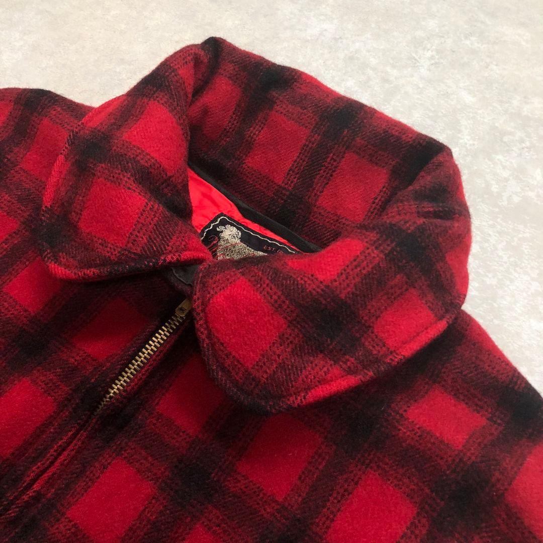 70s-80sヴィンテージUSA製ウールリッチドリズラージャケットTALON