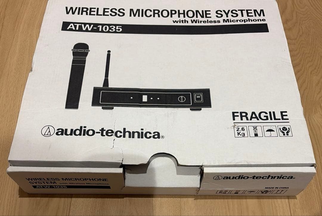 オーディオテクニカ　ワイヤレスマイクロホンシステム　ATW-1035