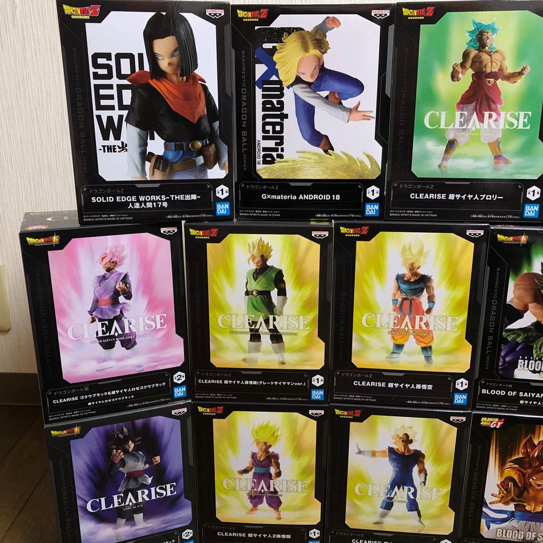 ドラゴンボール フィギュア まとめ　17体セット　クリアライズ　blood