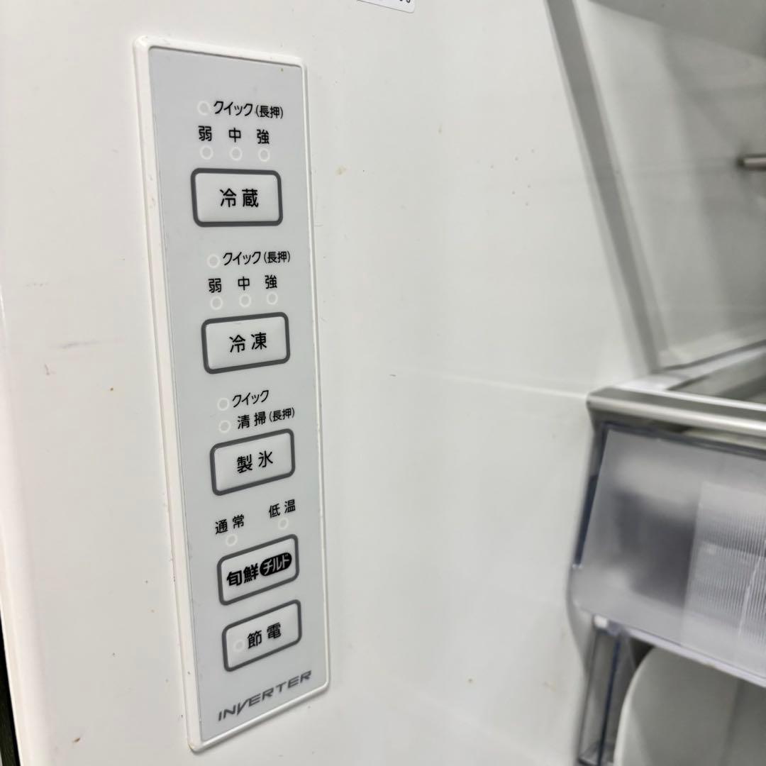 656 木目調　AQUA 大型冷蔵庫　458L 400L強　自動製氷　家庭用