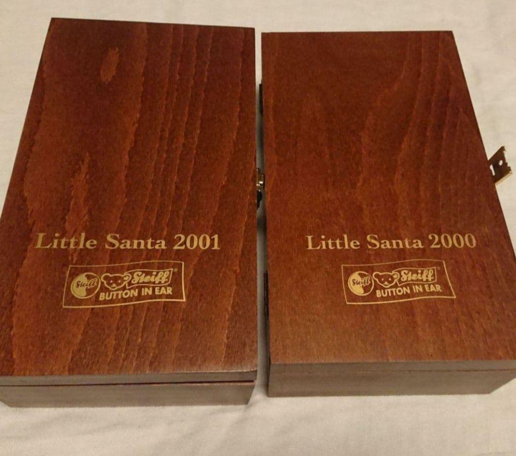 Steiff クリスマス衣装 クマのぬいぐるみ 2体セット　テディベア