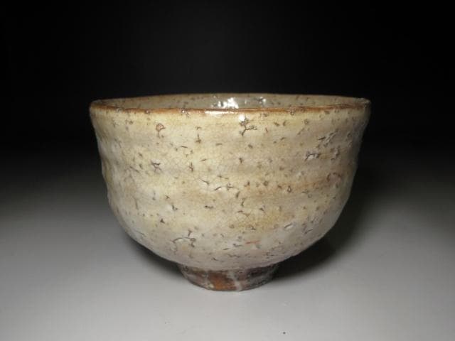 人間国宝十一代三輪休雪萩茶碗／共箱／裏千家十五代鵬雲斎極め箱