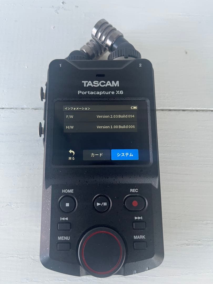TASCAM Portacapture X6 本体