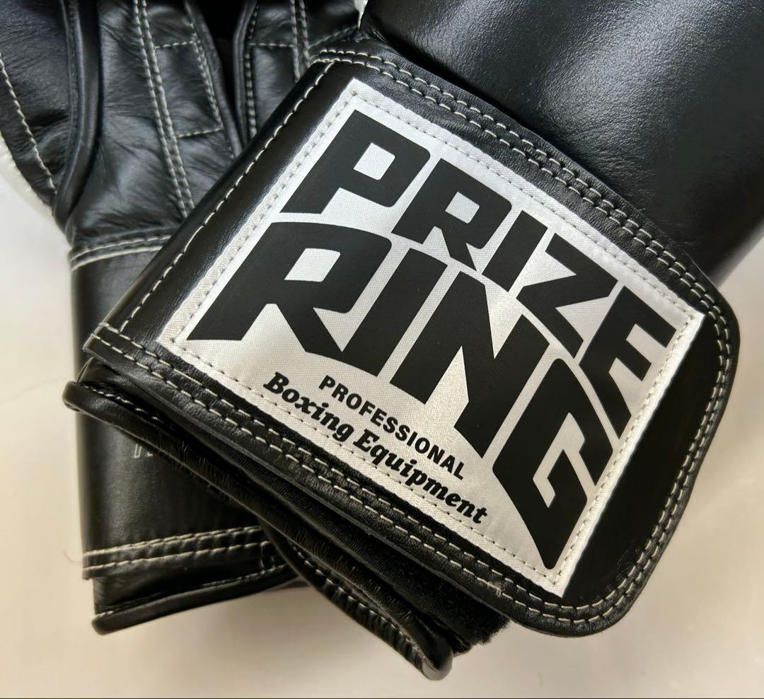 プライズリング ボクシンググローブ 本革製 14oz 黒