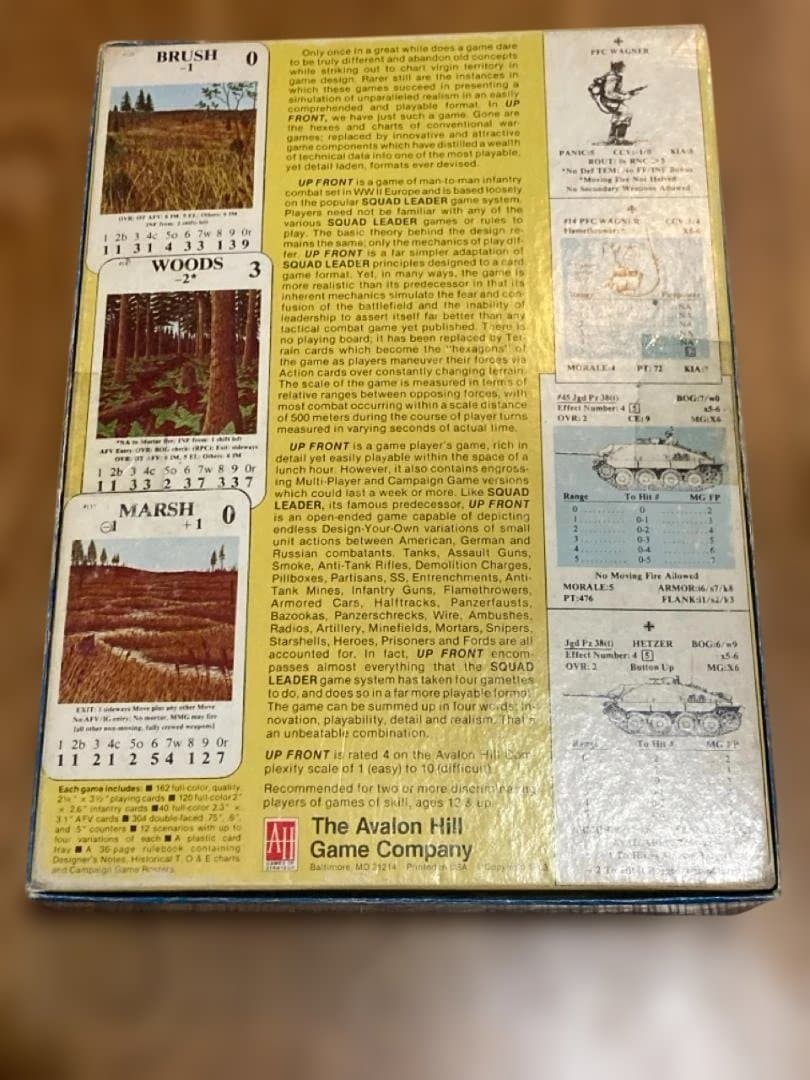 未使用品 アバロンヒル UP FRONT アップフロント 日本語説明書付き