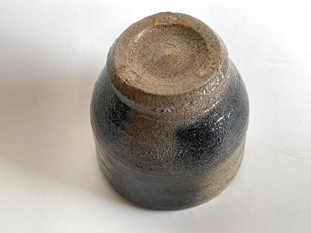 陶芸家 人間国宝 濱田庄司 塩釉酒呑 盃 ぐい呑 益子焼 浜田庄司