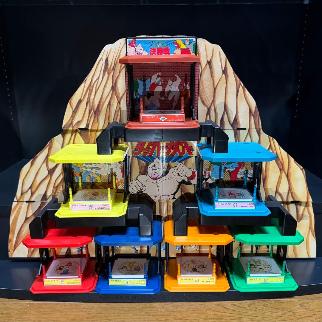 希少】キン肉マン 組立式 宇宙超人タッグトーナメント キン消し 当時物