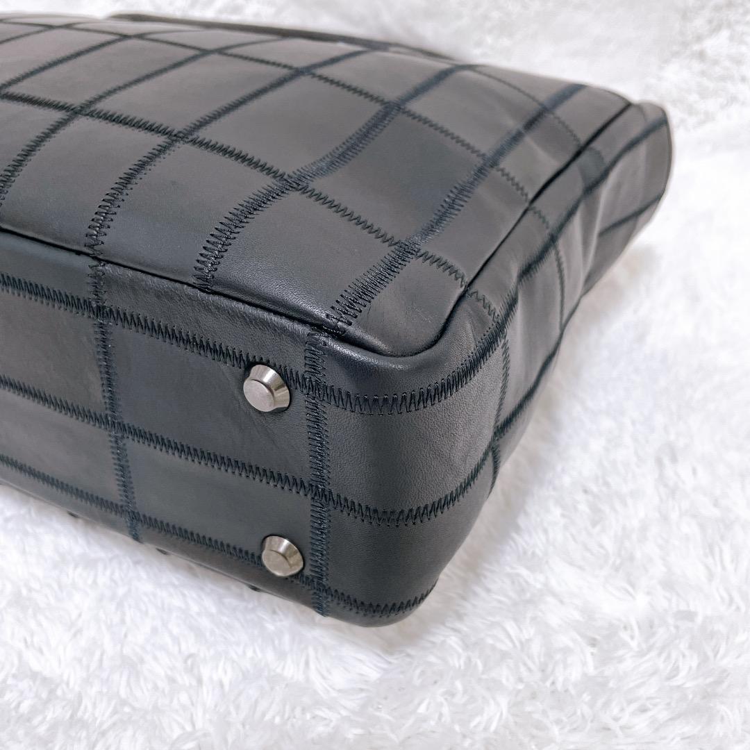 TRION トライオン ハンドバッグ ビジネス クラブレザー A4 ブラック