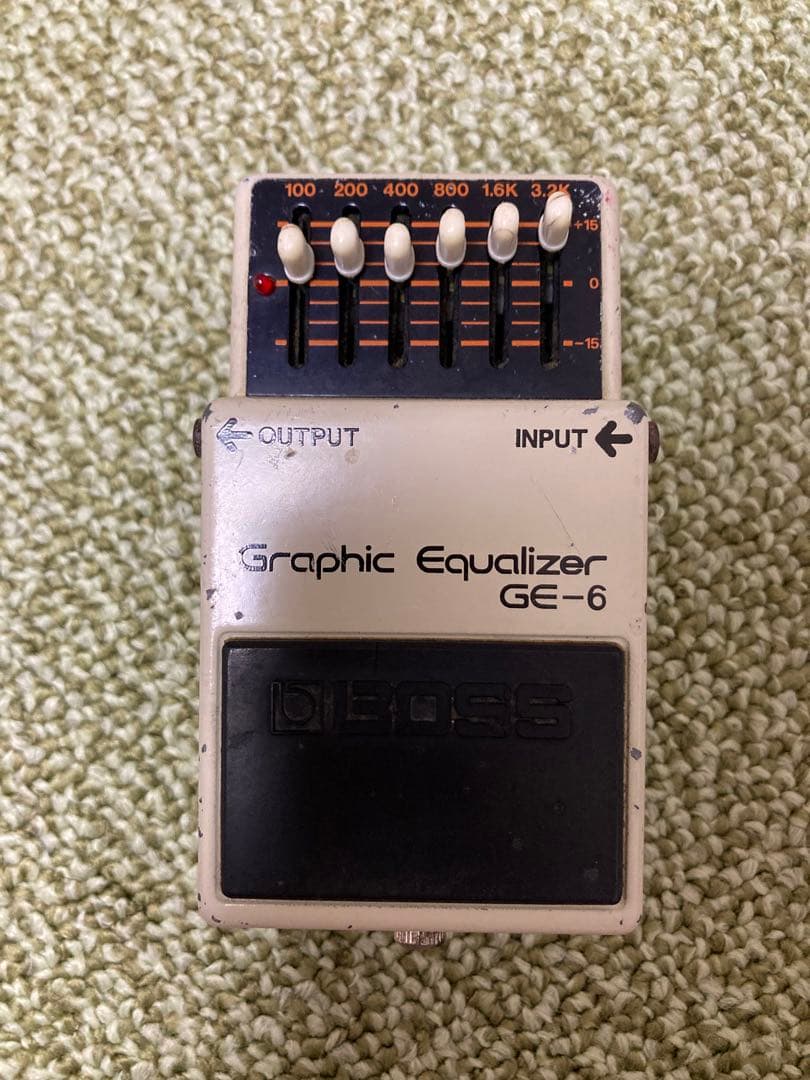BOSS GE-6 graphic equalizer（銀ネジ）