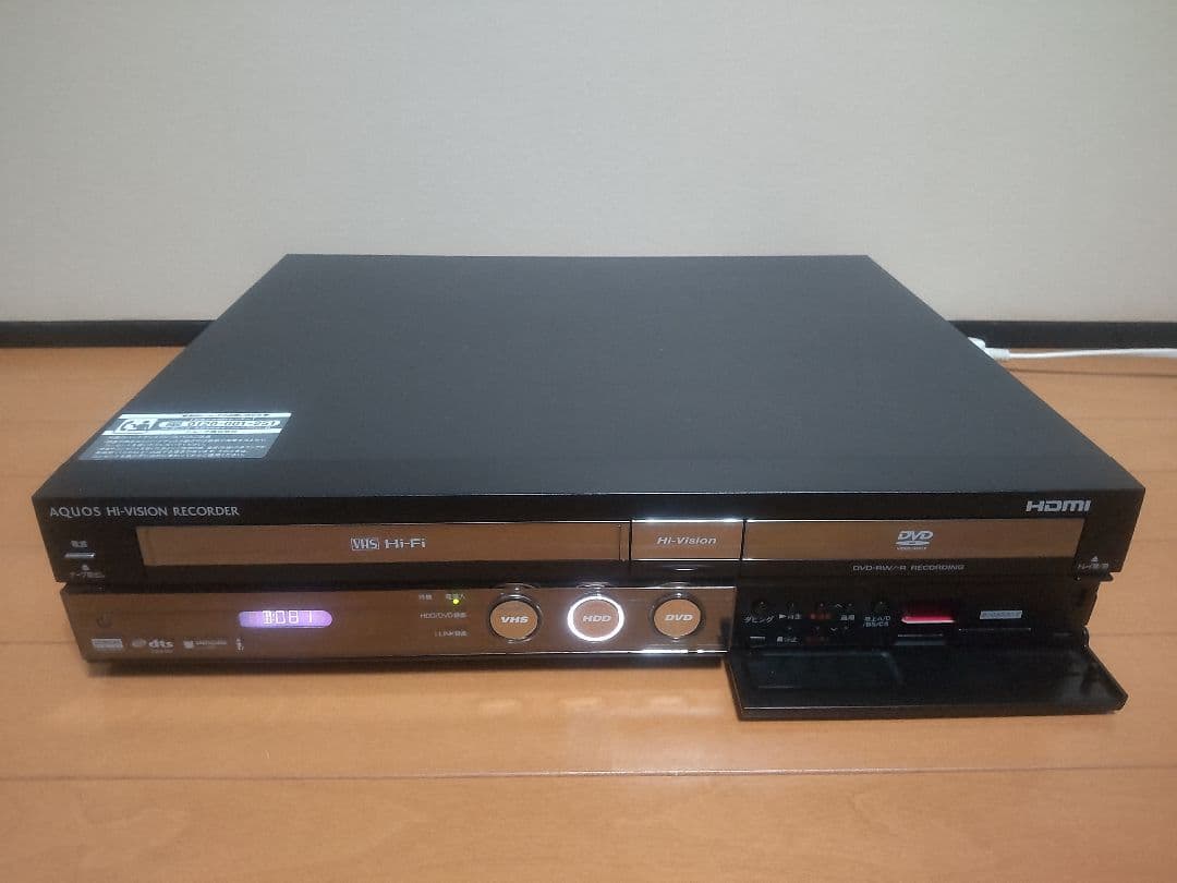 シャープ　AQUOS　DV―ACV52 250GB→320GB プチメンテ済み