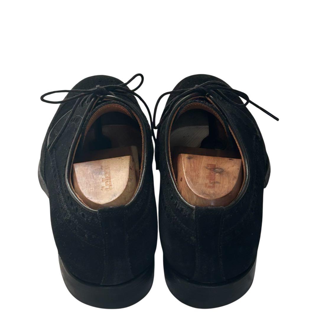 MICHAEL25 スコッチグレイン スエードウイングチップシューズ