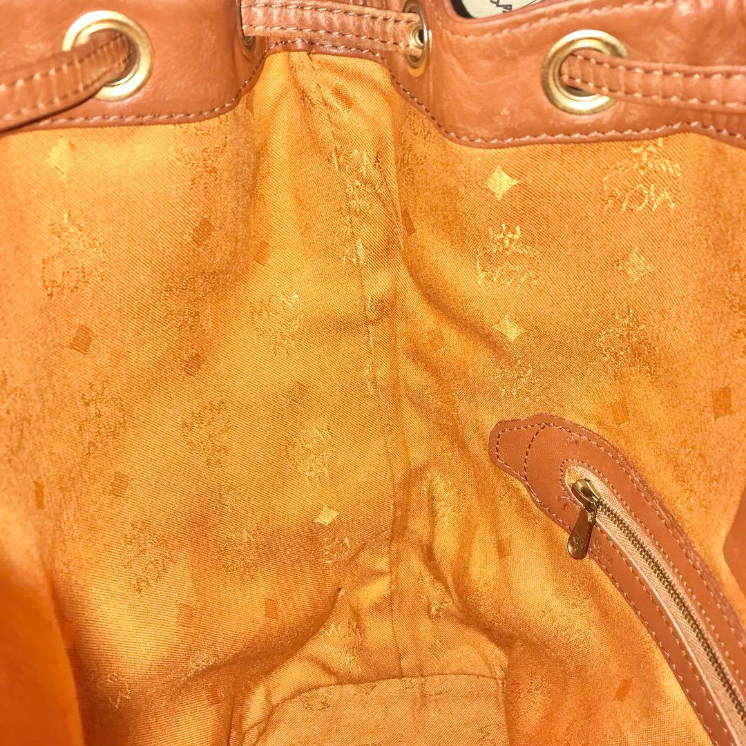 MCM ショルダーバッグ トート 巾着 ブラウン 旅行 フォーマル S3363