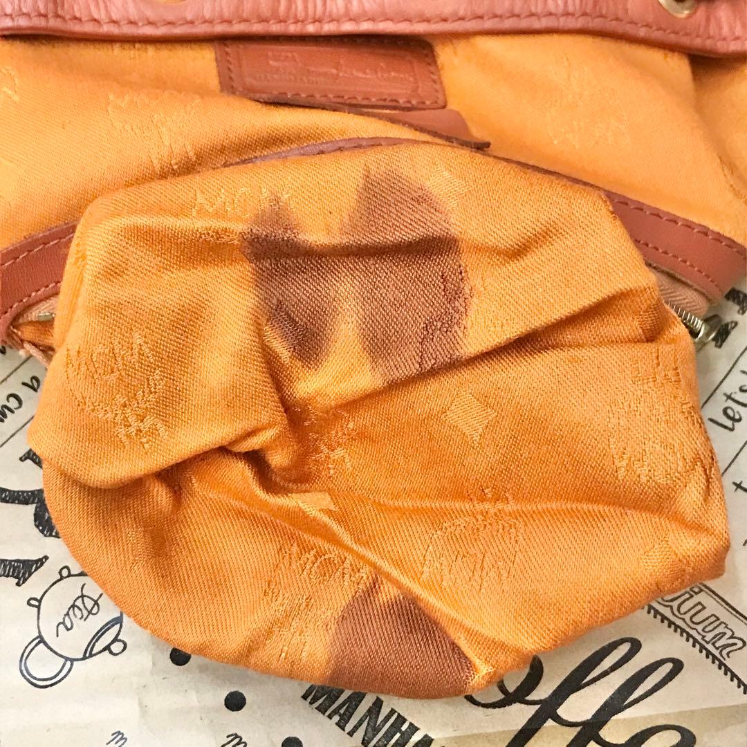 MCM ショルダーバッグ トート 巾着 ブラウン 旅行 フォーマル S3363