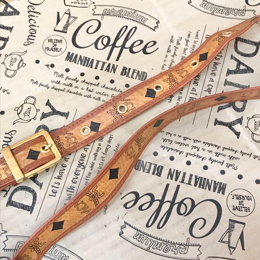 MCM ショルダーバッグ トート 巾着 ブラウン 旅行 フォーマル S3363