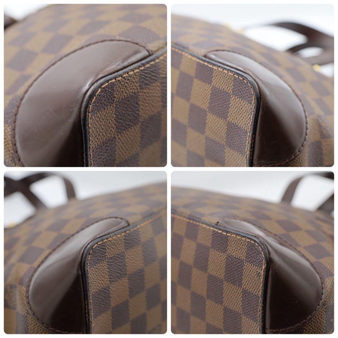 【超美品】　ルイヴィトン　ダミエ　エベヌ　ハムステッドPM　トートバッグ