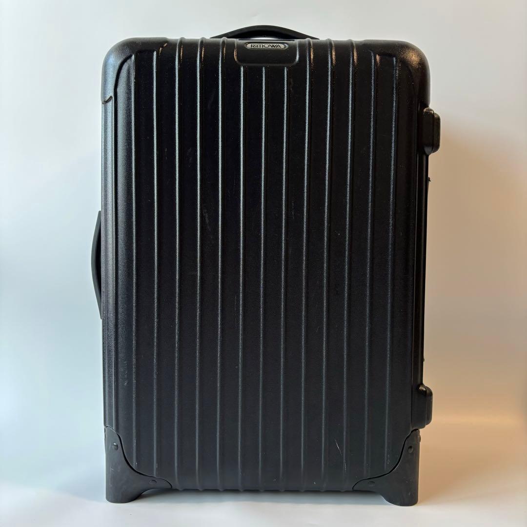 リモワ希少2輪機内持ち込みマットブラック難あり