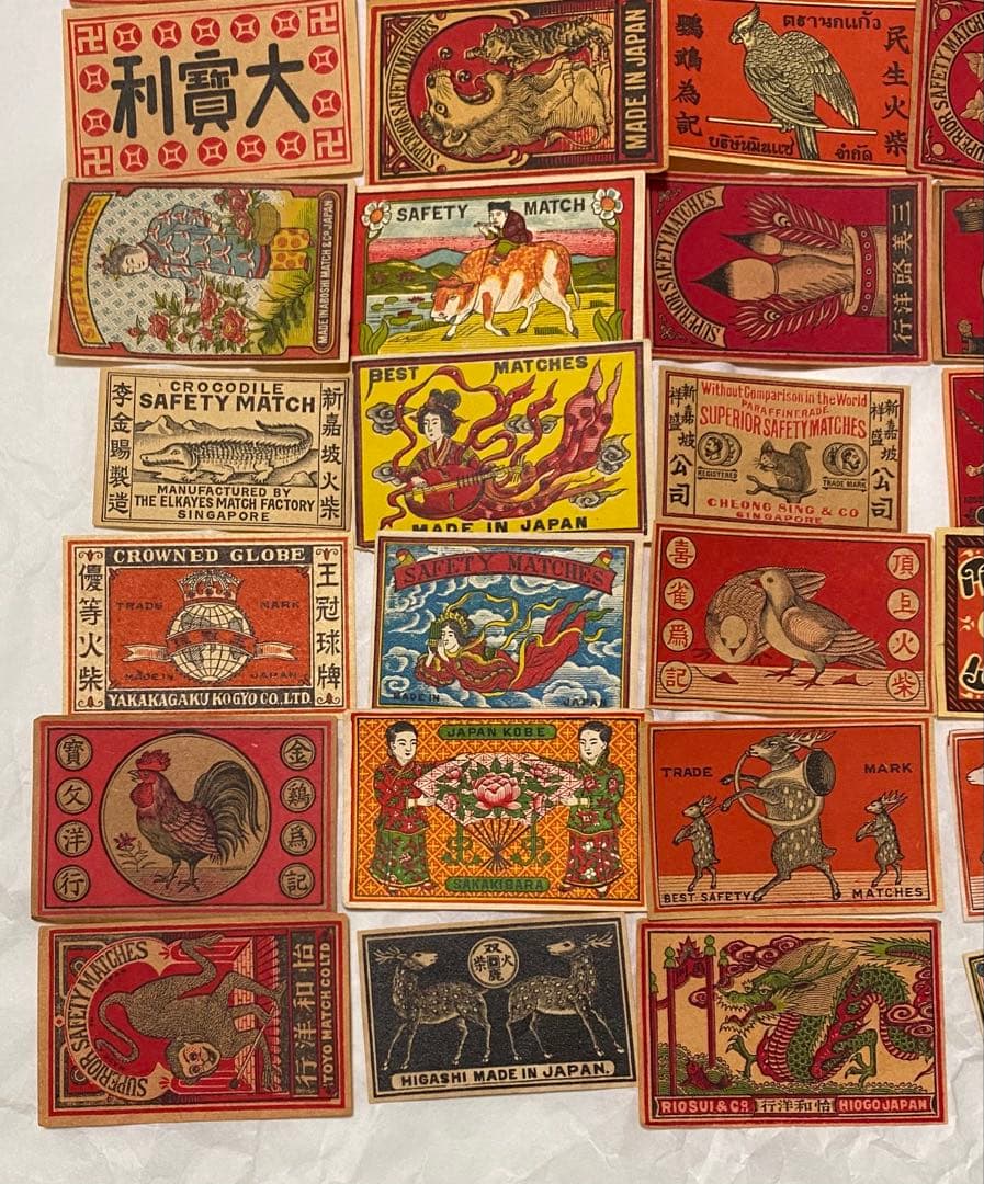 マッチラベル50枚　中国向け輸出用