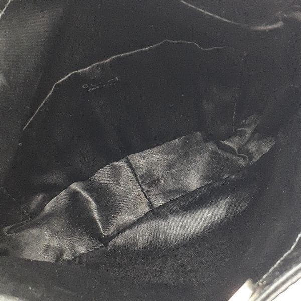 ◆超美品◆ グッチ GUCCI ハンドバッグ ミニバッグ 鞄 バンブー サテン地