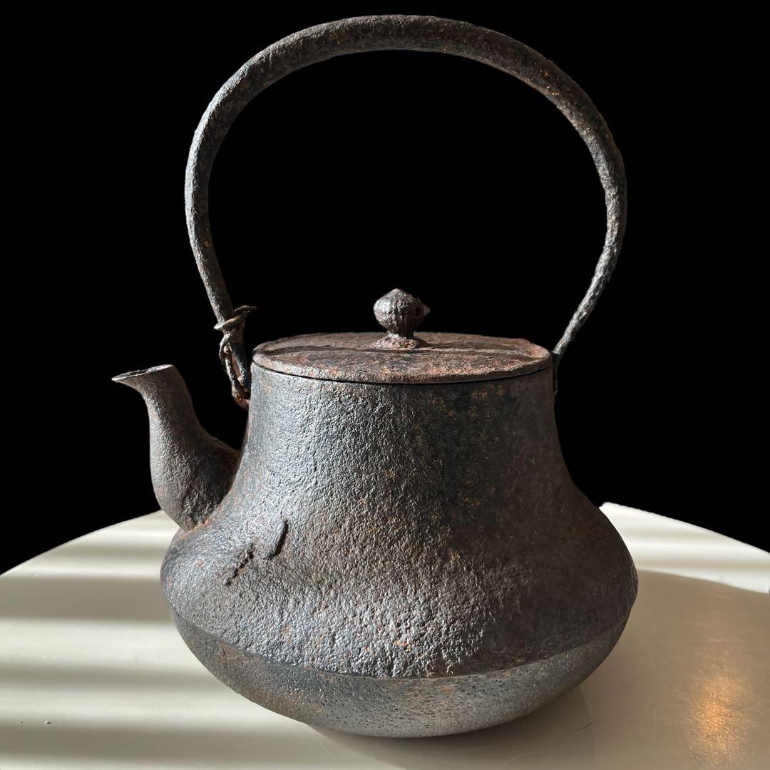 鉄瓶 錆 南部鉄器 天祐堂 茶道具 囲炉裏 炉端 鉄分補給