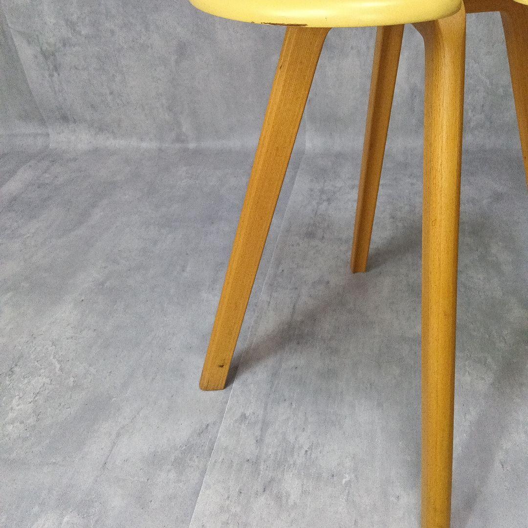 天童木工　クローバースツール　イエロー　黄色　小池智子デザイン