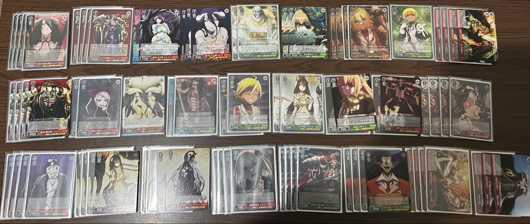 ヴァイスシュバルツオーバーロード8電源デッキ＋デッキパーツ - メルカリ