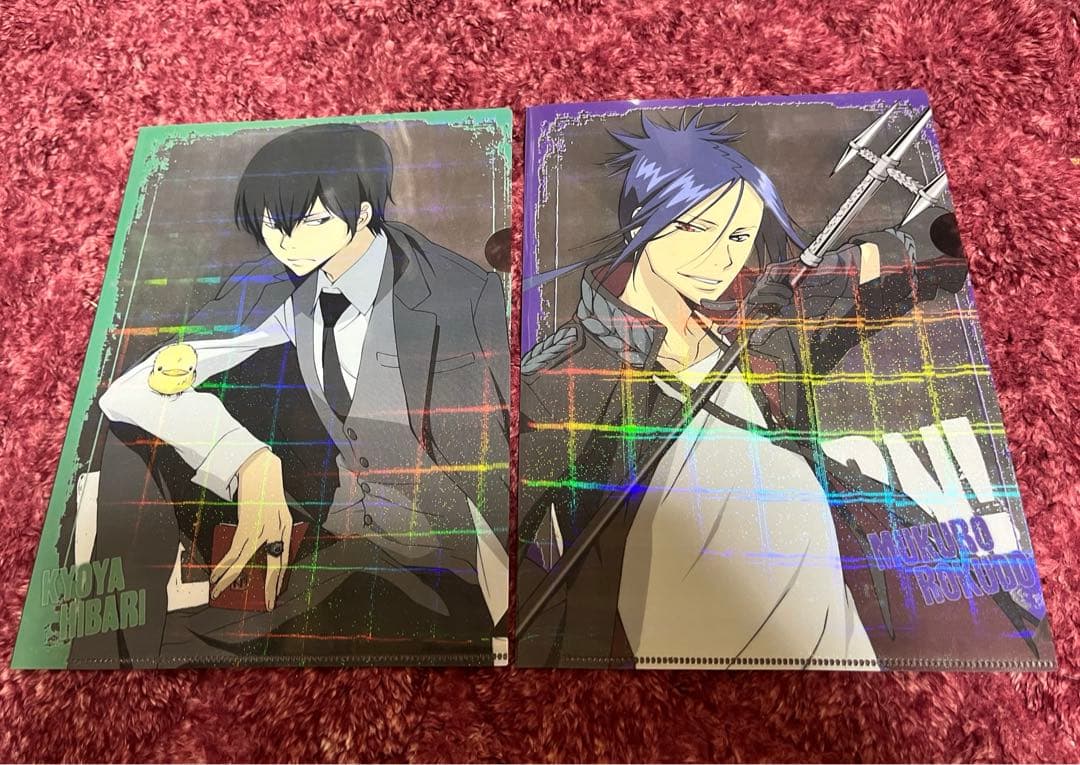 家庭教師ヒットマンREBORN! ミニクリアファイル 雲雀恭弥 六道骸 リボーン