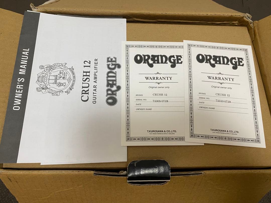 ギターアンプ ORANGE CRUSH 12