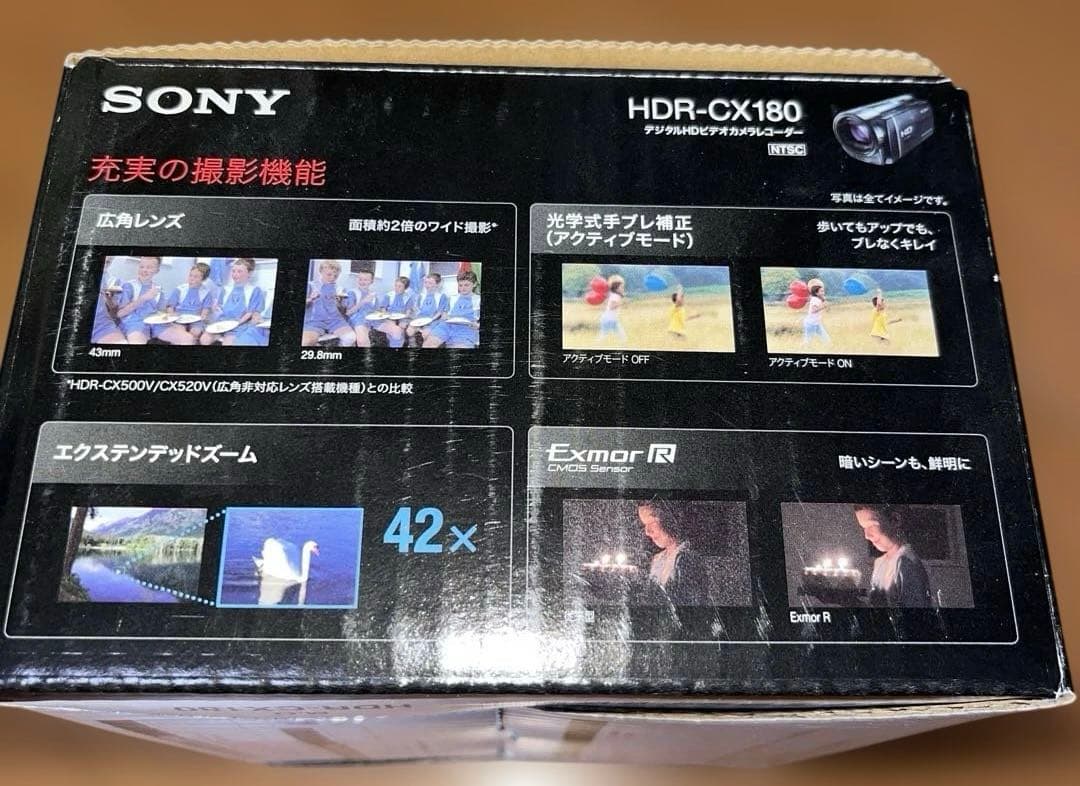 SONY HDR-CX180 ビデオカメラ ブルー 本体