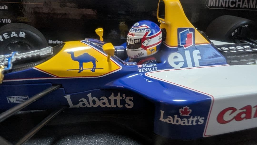 礼*志様 ミニチャンプス 1:18 ウイリアムズ FW14B N.マンセル 19