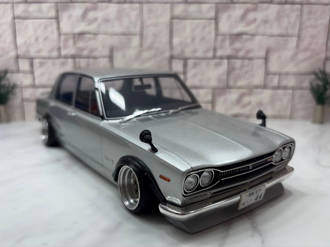 1/18 サムライ　ハコスカ4dr GTR オバフェンMK-Ⅲ深リムカスタム