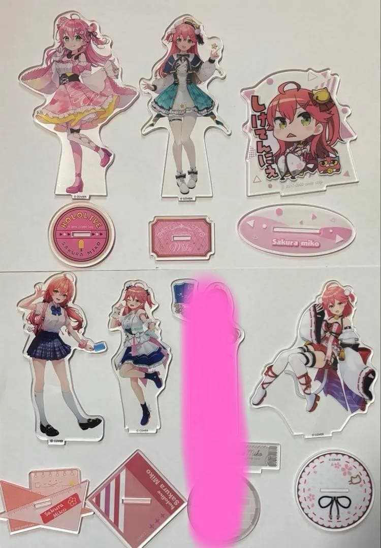 さくらみこ でぶねこ 我美蘭 アクリルスタンド ホロライブ hololive