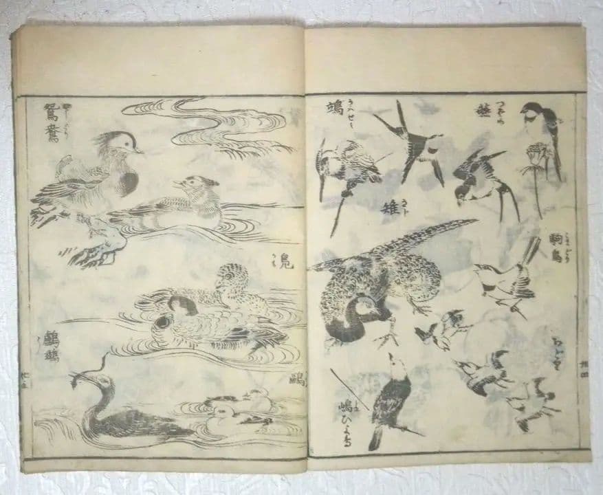 諸職画鑑版画本(黒摺り版画本)鍬形恵齋画(北尾政美)