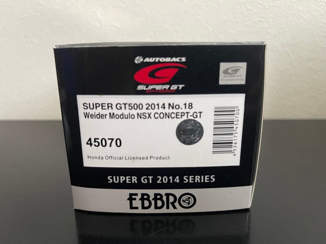ミニカー EBBRO SUPER GT 2014 Weider NSX #18