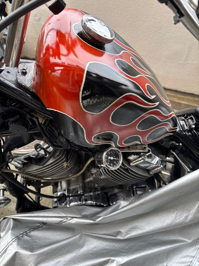 ドラッグスター400 スポーツスタータンク ファイヤーパターン - メルカリ