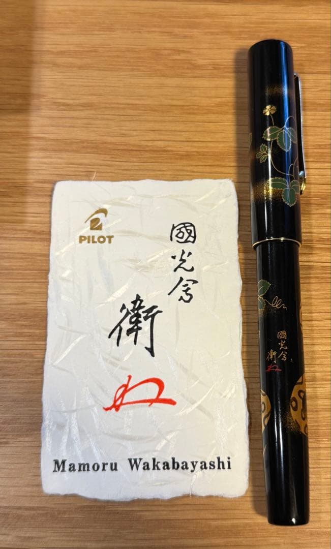 パイロット万年筆18K750 -M-巳Pilot Namiki(蒔絵)