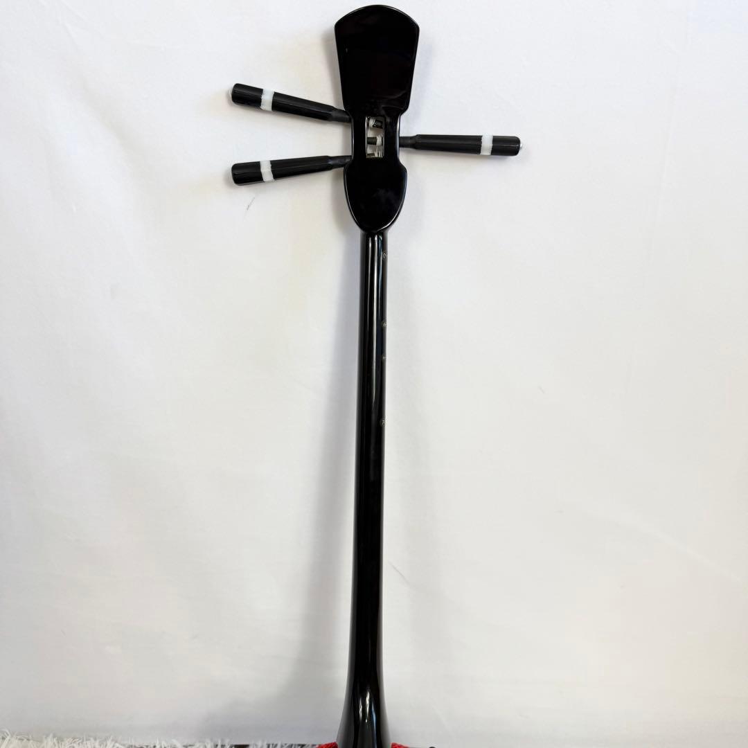 「美品」沖縄三線　蛇皮　合皮　ソフトケース付　初心者　三味線