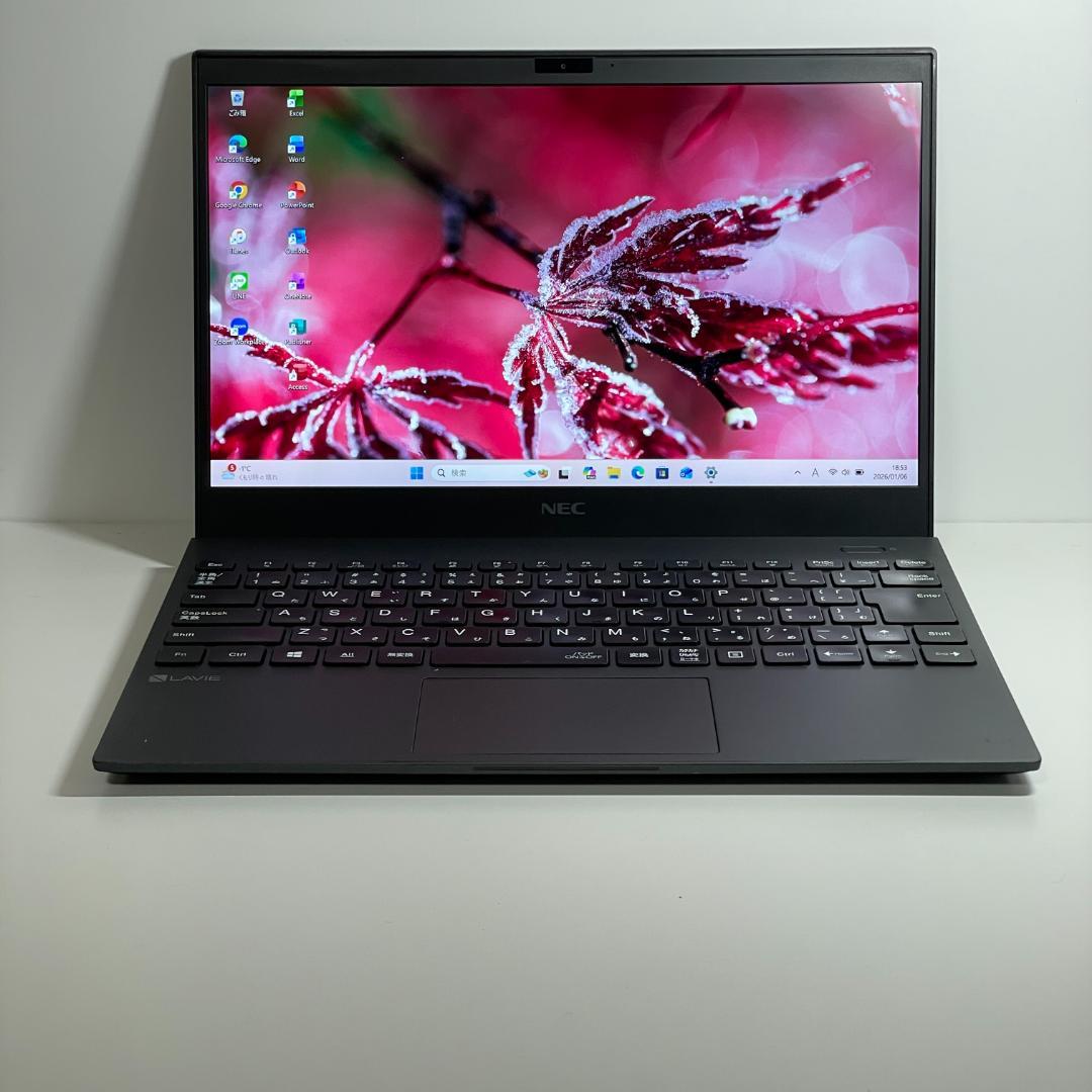 第11世代 i7 NEC LAVIE ノートPC win11 薄型 軽量 SSD