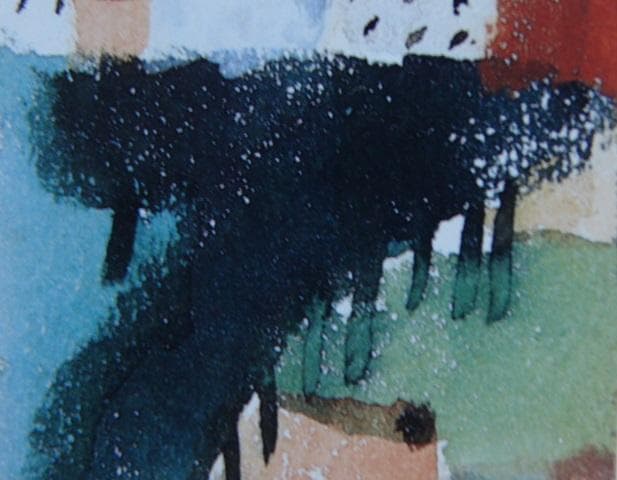 Paul Klee、パウル・クレー、【HAUSER MIT BAUMALLEE】