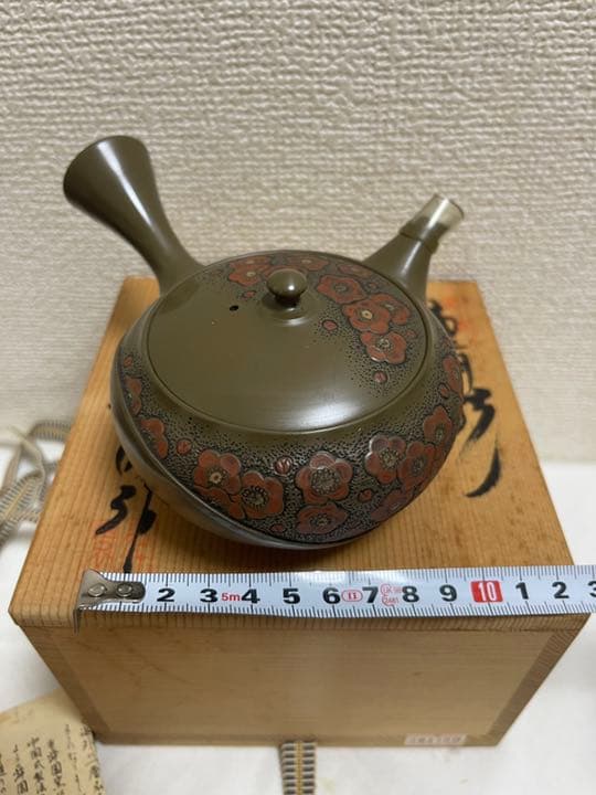 常滑焼二代間野舜園作急須茶道具