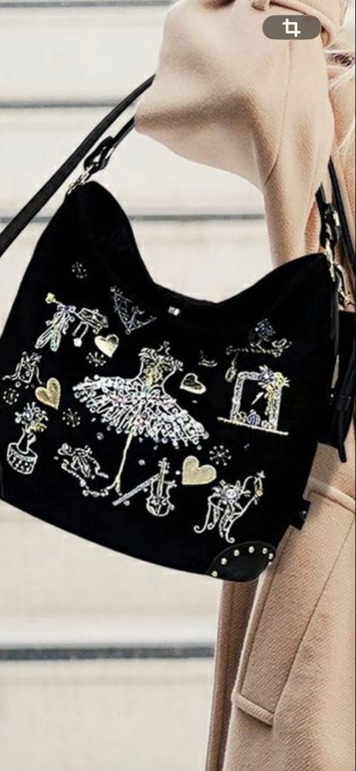 新品！未使用【Think Beet 】刺繍ダンシングプリンセス2wayバッグ